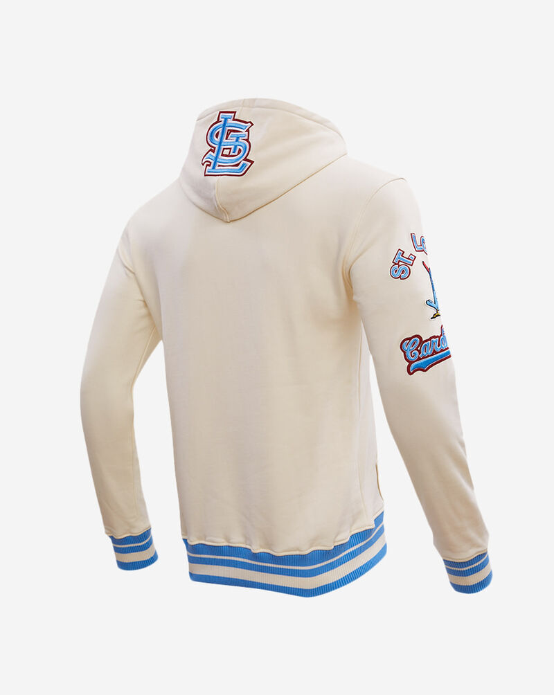 PRO STANDARD St. Louis Cardinals Retro Classic Fleece Pull Over Hoodie  LSC535475-EUN cream 3