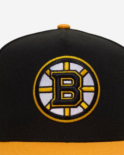 9Fifty Boston Bruins A-Frame Two Tone Snapback Hat  9Fifty Boston Bruins A-Frame Two Tone Snapback Hat