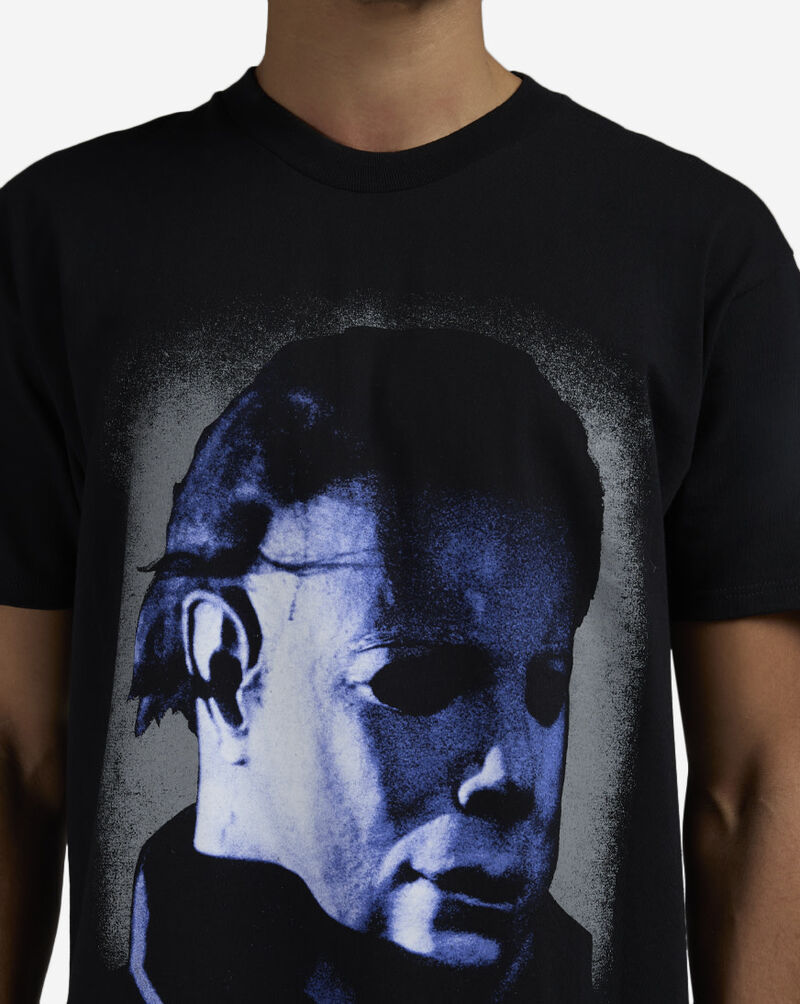 Graphic Tees Halloween Face Tee HAL5215 Black 3