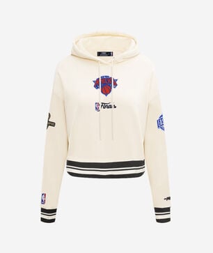 New York Knicks Championship Cropped Pullover Hoodie
