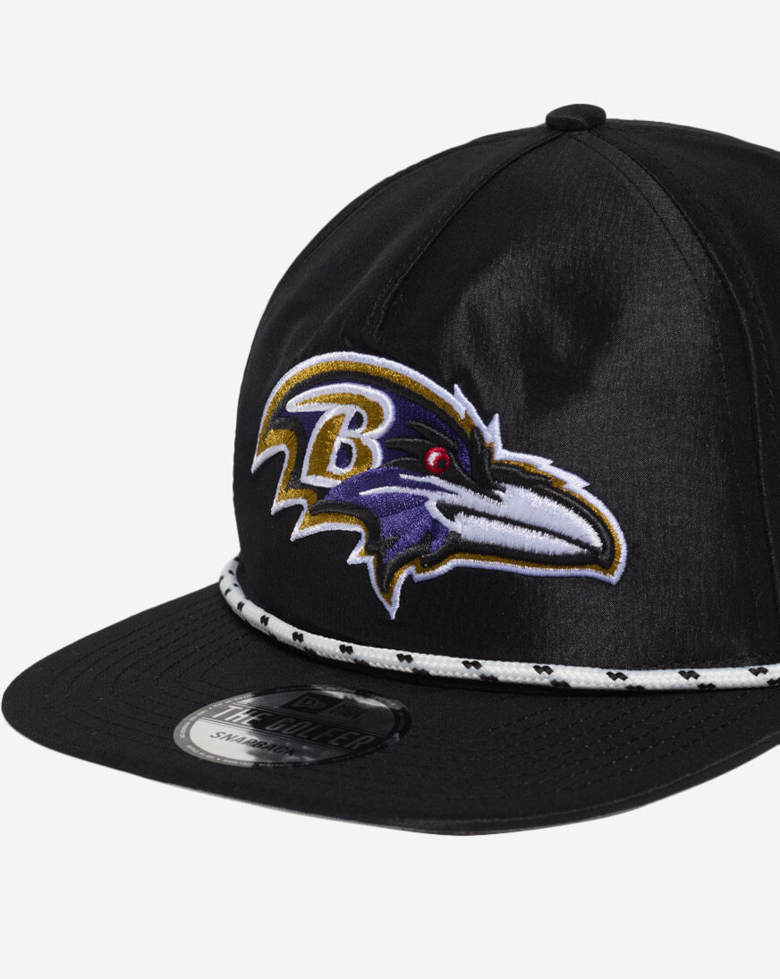Shop New Era 9Fifty Baltimore Ravens Rope Golfer Hat