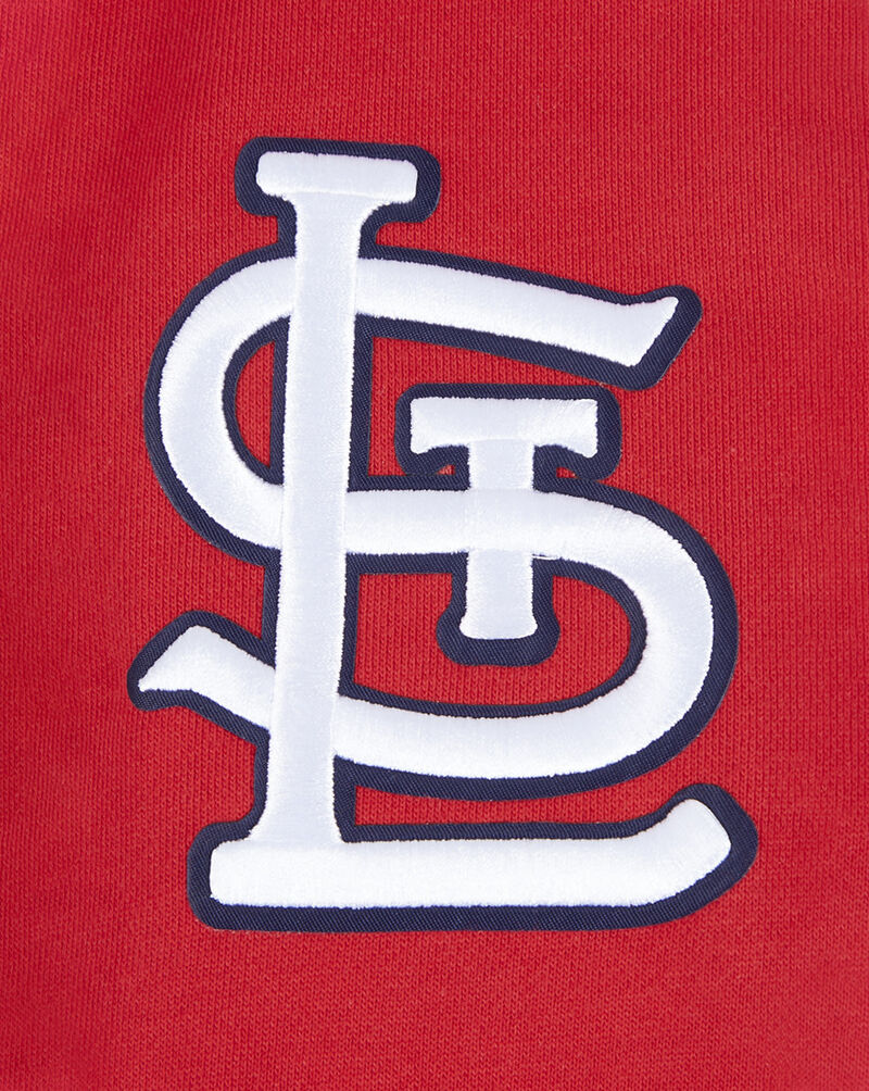 PRO STANDARD St. Louis Cardinals Mash Up Rib Fleece Crewneck  LSC5314669-RMR Red 2