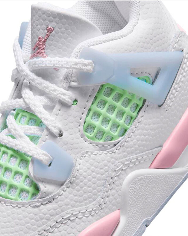 Jordan Little Kids' Air Jordan 4 Retro IB7069-100 White 8