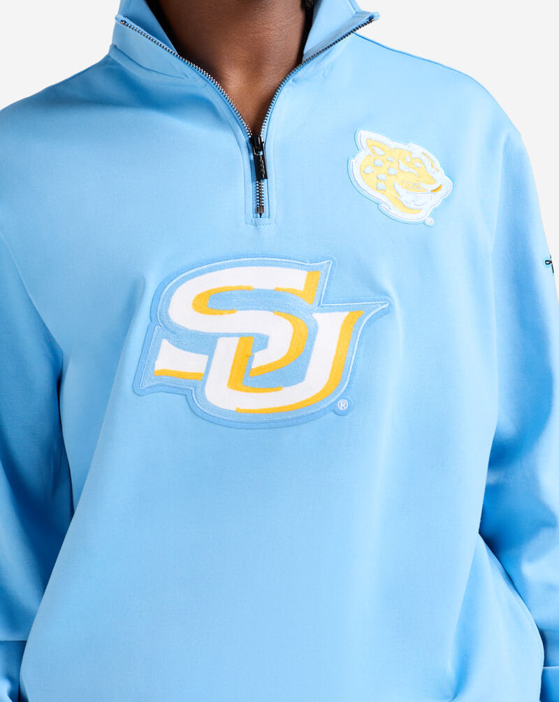 PRO STANDARD Southern University Homecoming 1/4 Zip Top CSU572174-UNI Blue 3
