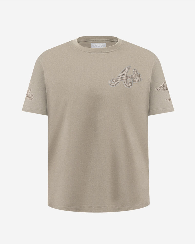 PRO STANDARD Big Boys' Atlanta Braves Neutral Tee LABB1315033-TAU Beige 1