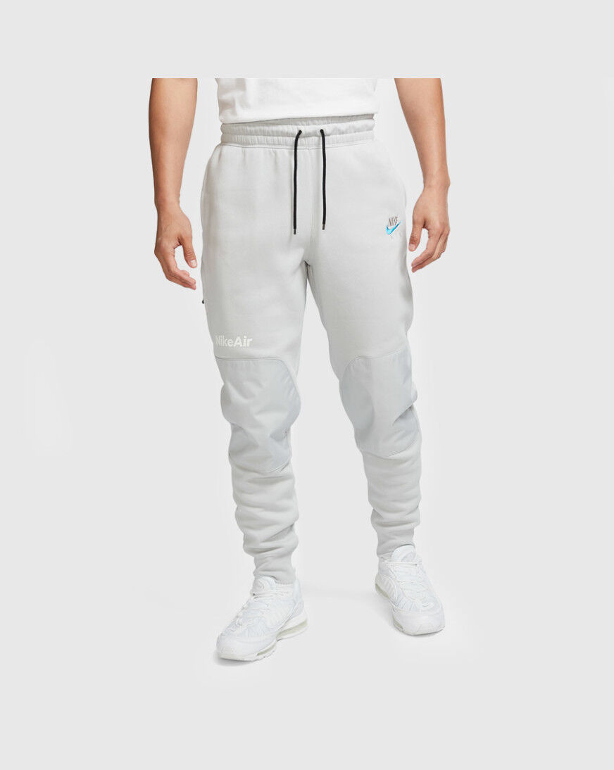 Nike air fleece pants grey outlet