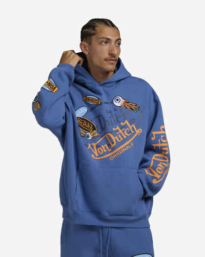 Embroidery Patches Hoodie