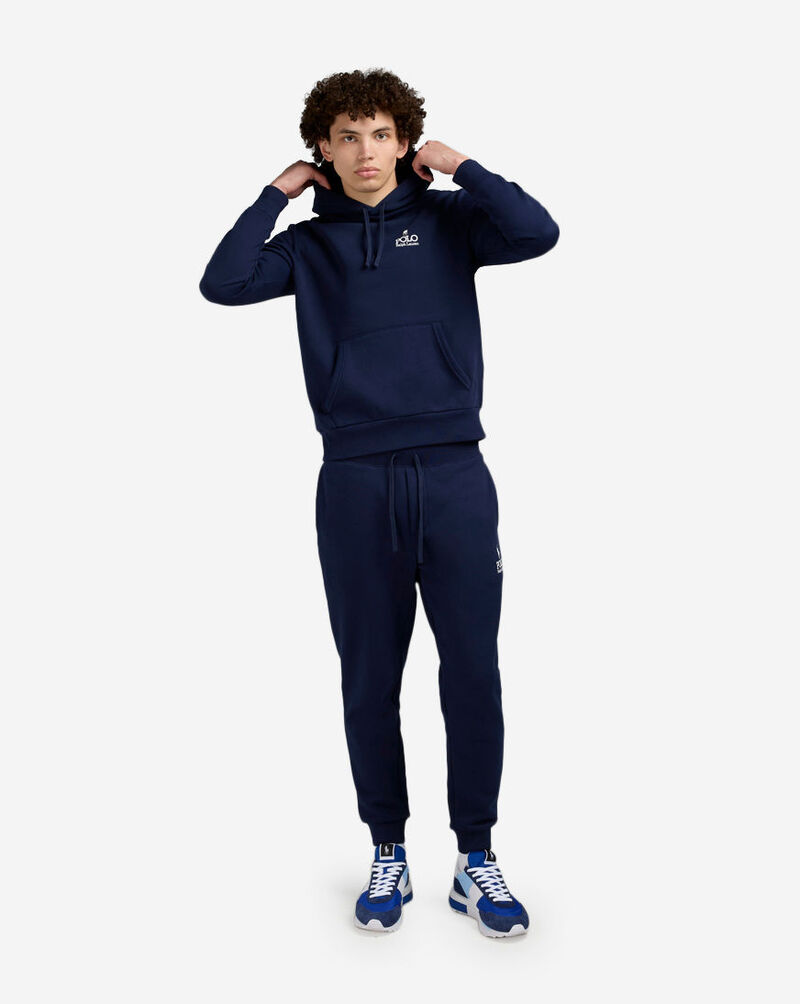 Polo Ralph Lauren Logo Fleece Hoodie 710981137008-NVY Blue 4