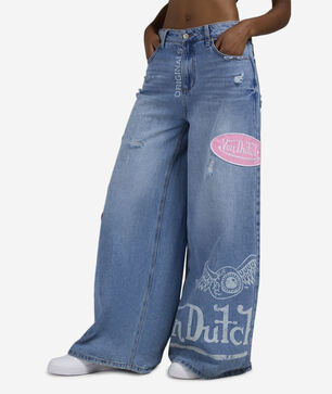 Wide Leg Slouchy Jeans