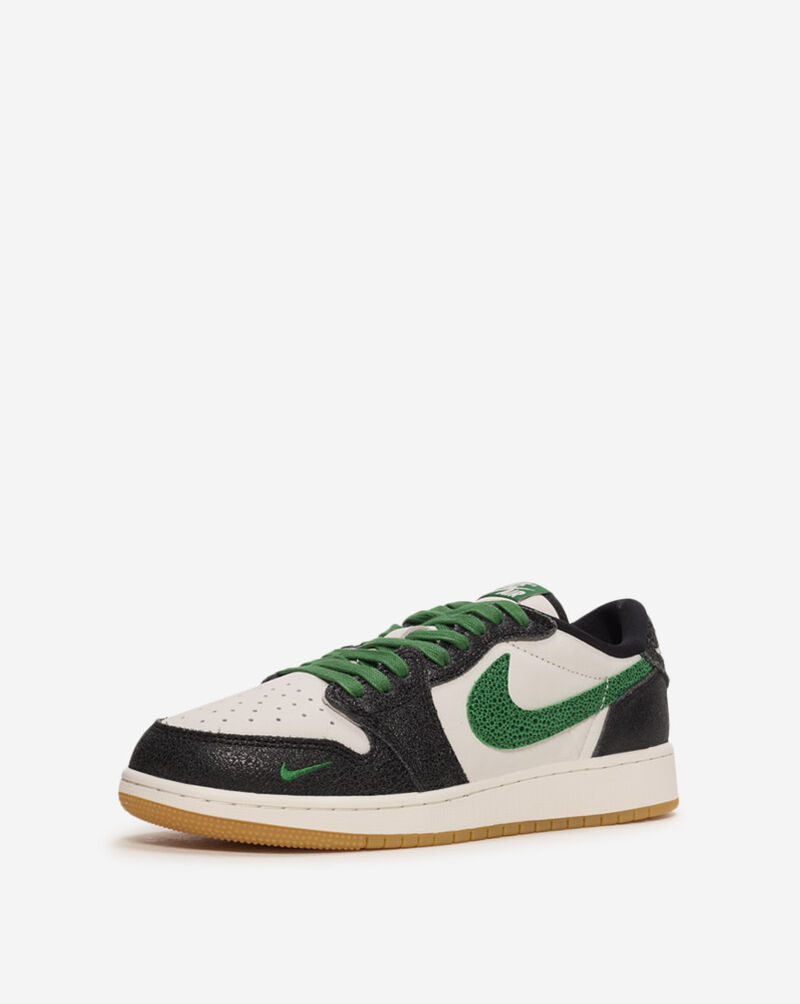 Jordan Big Kids' Air Jordan 1 Retro Low OG "Phantom and Pine Green" IR2300-030 Black 2
