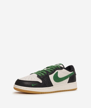 Big Kids' Air Jordan 1 Retro Low OG "Phantom and Pine Green"