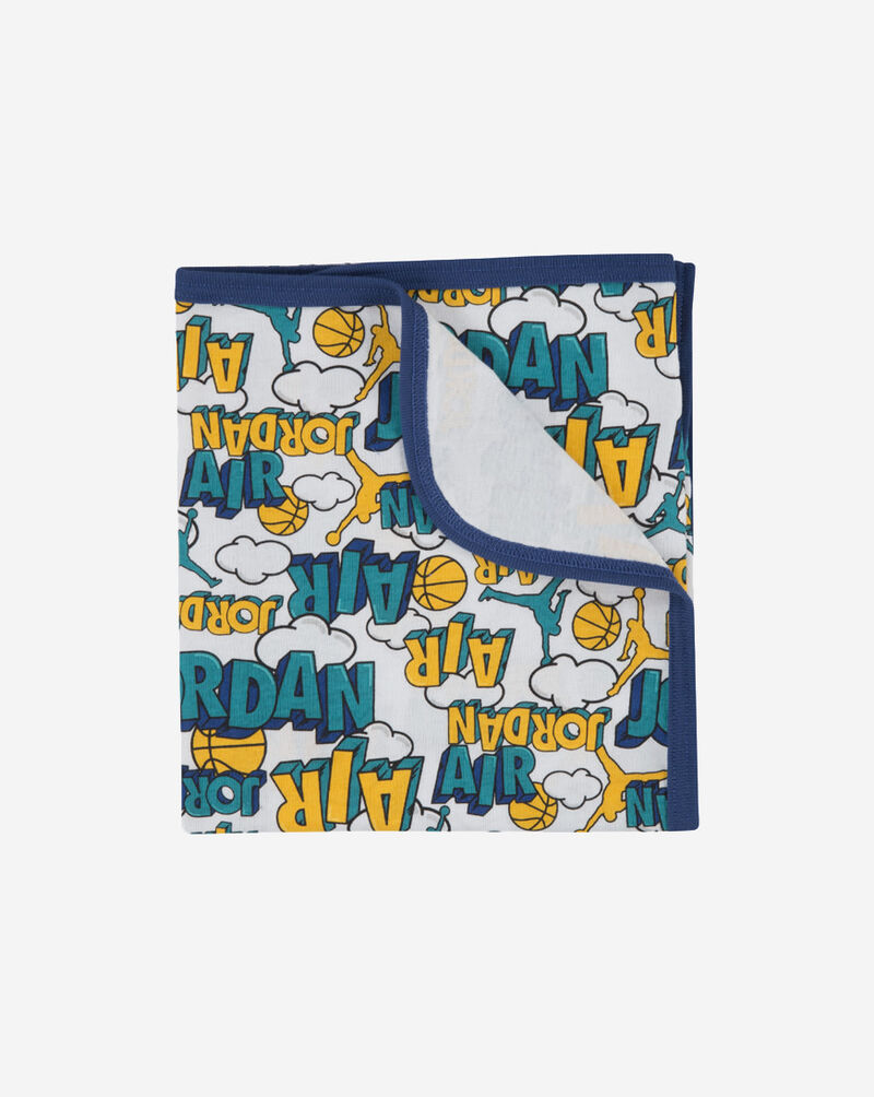 Jordan Infant 4PC Blanket Set NJ0543-001 White 4