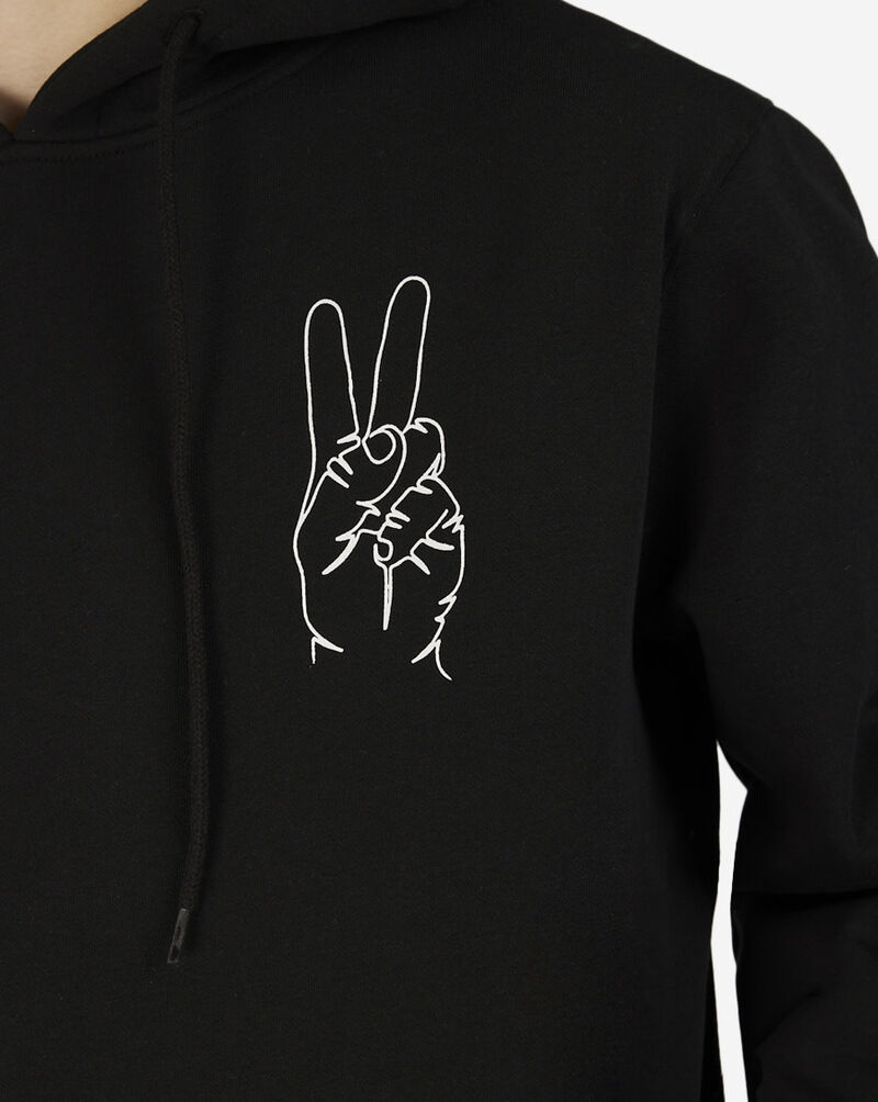 Graphic Hoodie Outside Hoodie MTUS065 Black 3