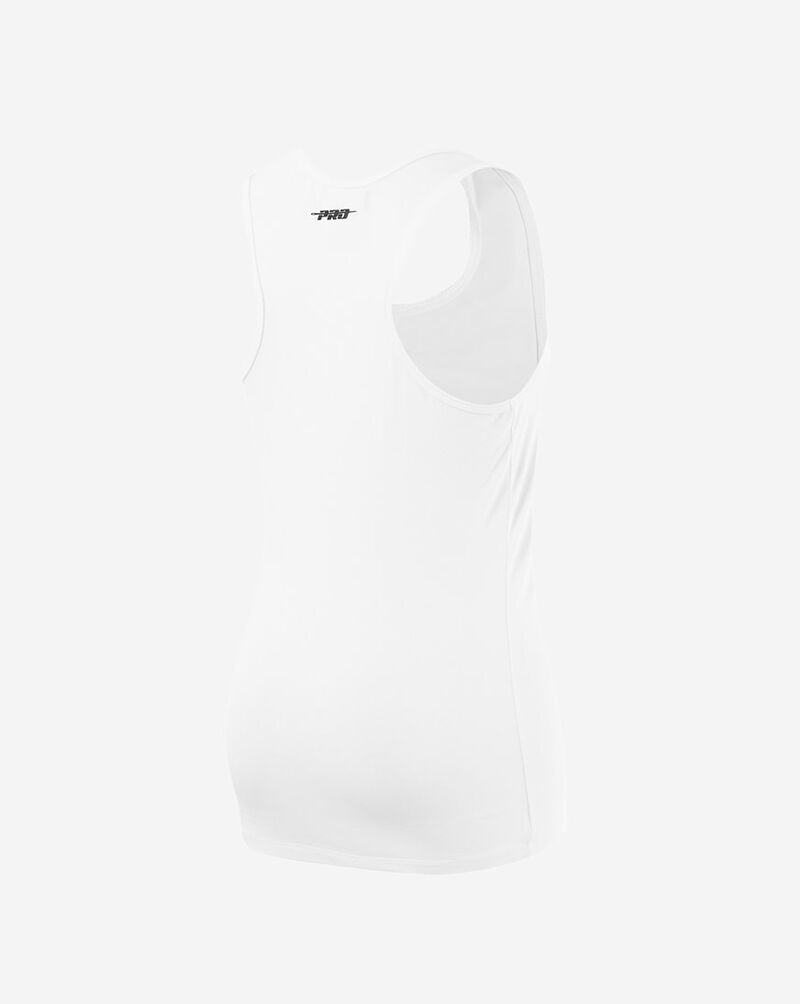 PRO STANDARD Atlanta Braves Classic Relaxed Fit Racerback Tank Top LABA37208-WHT White 3