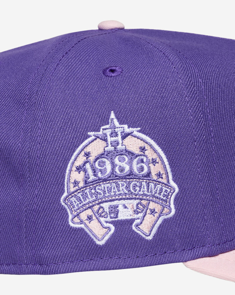 New Era 9Fifty Houston Astros A-Frame Snapback Hat 71011793 Purple 2