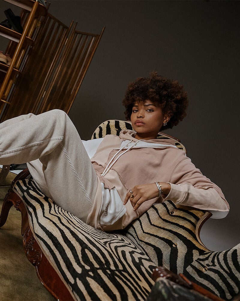 UGG Raini Piecework Hoodie 1154130-SNMU Brown 5