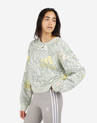  Essentials Multi-Colored Logo Crop Sweatshirt