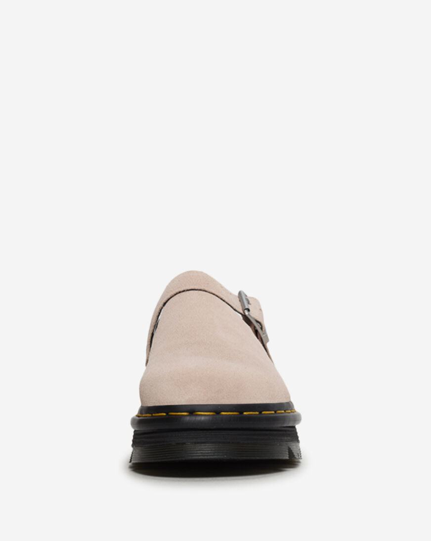 Shop Dr. Martens Zebzag Suede Slingback Platform Mules 31937650