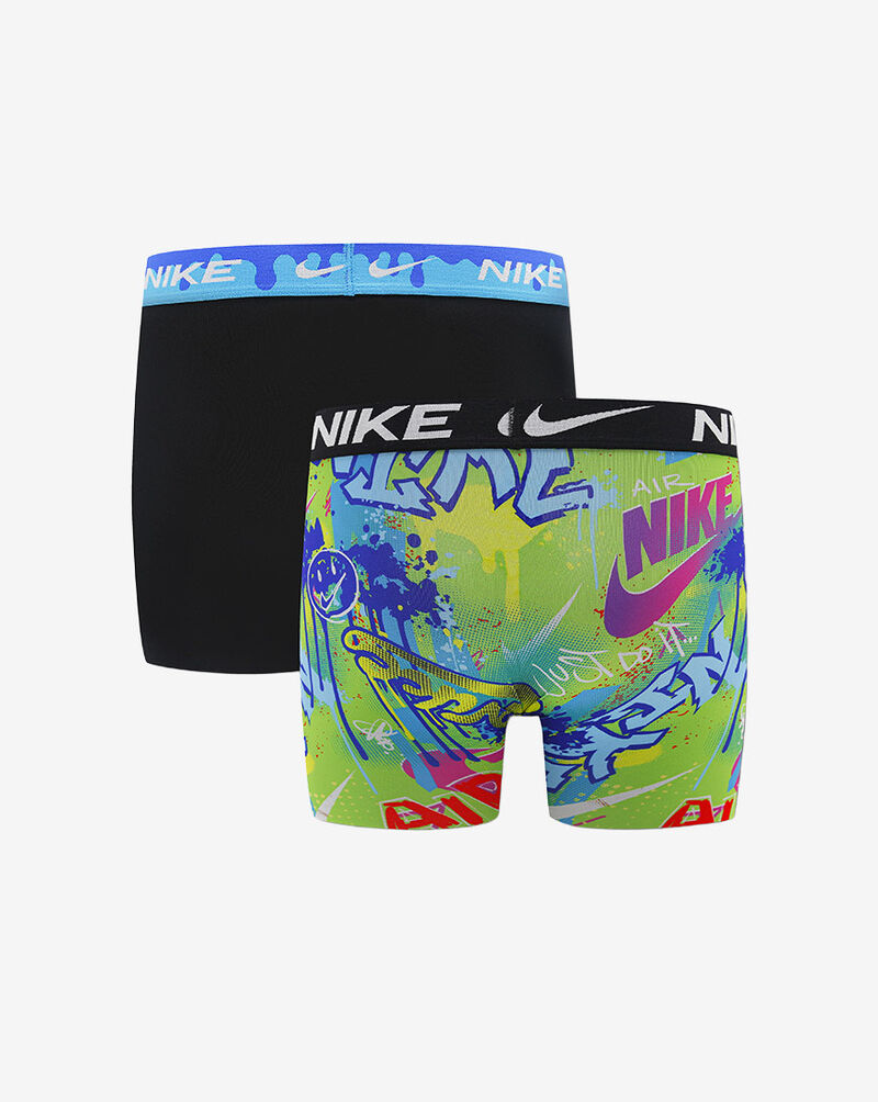 Nike Big Kids' 2PK Printed Boxer Briefs 9N1334-EAU Multi 3
