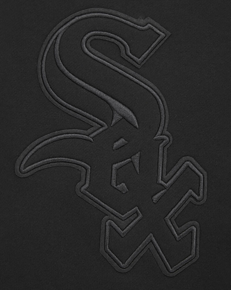 PRO STANDARD Chicago White Sox Neutral Drop Shoulder Fleece Crewneck LCW537033-BLK Black 2