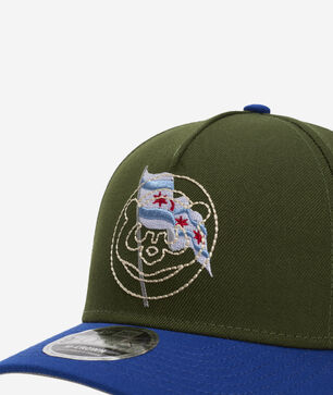 9Forty A-Frame Chicago Cubs City Feat Snapback Hat