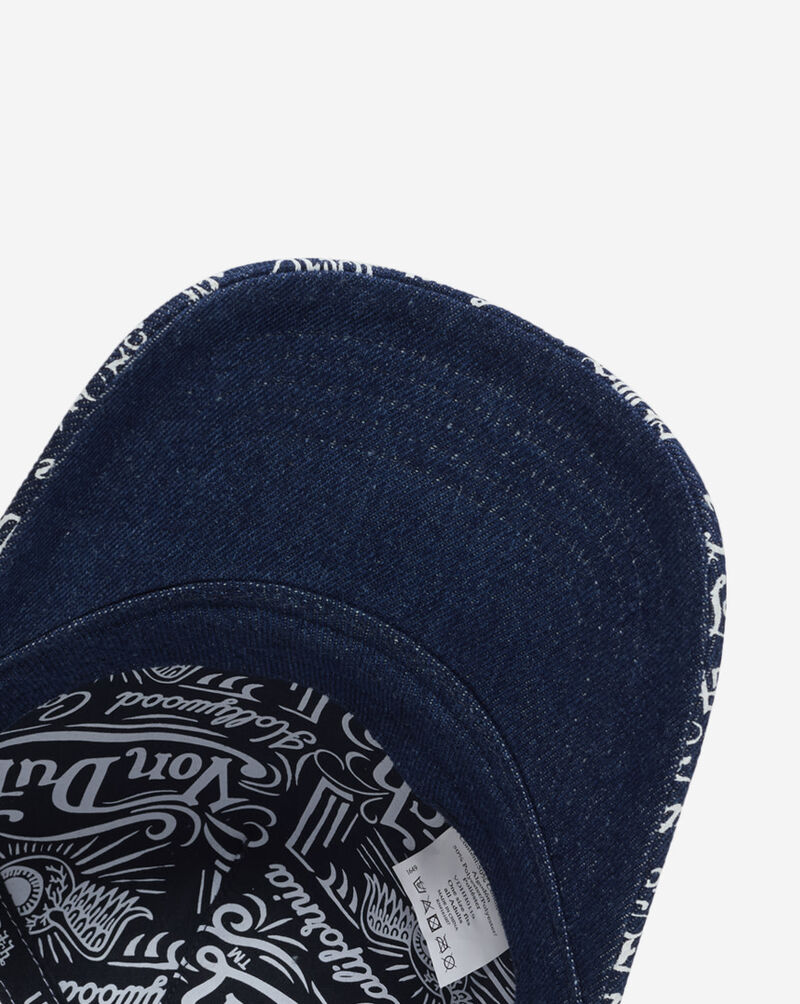 Von Dutch News Print Trucker Hat VDHH0119 Blue 4