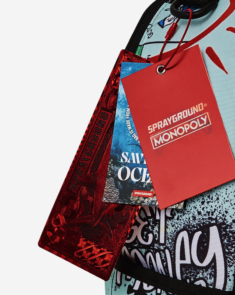 Sprayground Monopoly Game Tag Backpack B6381 Multi 6