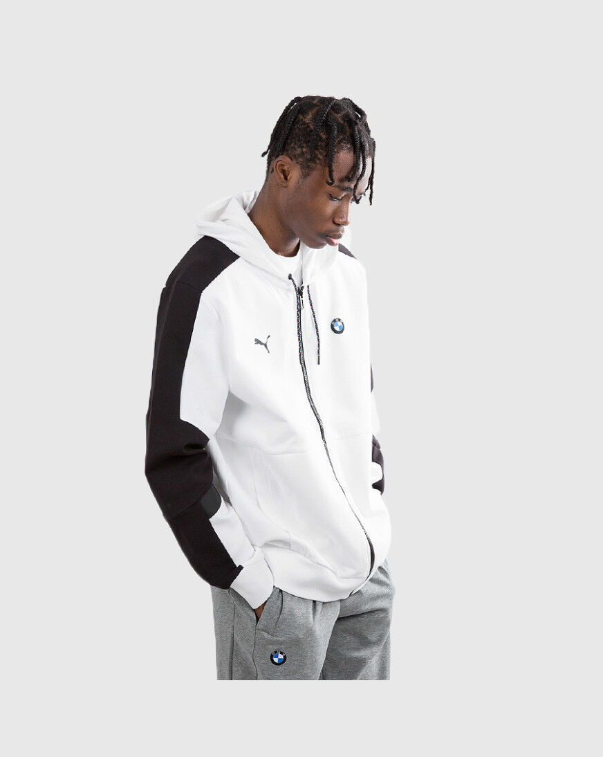Bmw m motorsport hooded men's sweat jacket