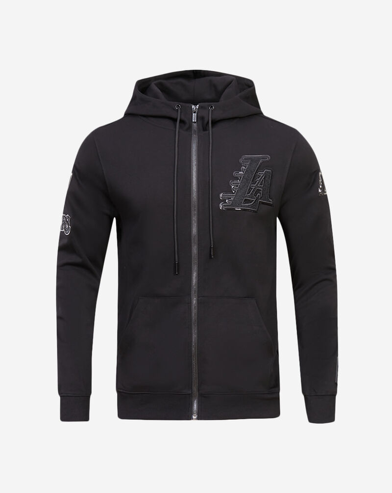 PRO STANDARD Los Angeles Lakers Triple Black Full-Zip Hoodie BLL553411-BLK Black 1