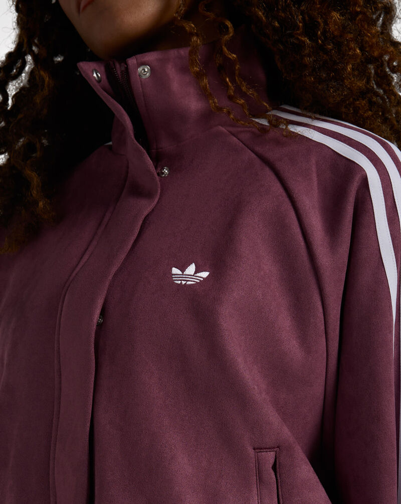 adidas Adilenium Season 6 Faux Suede Track Top LH1920 Red 3