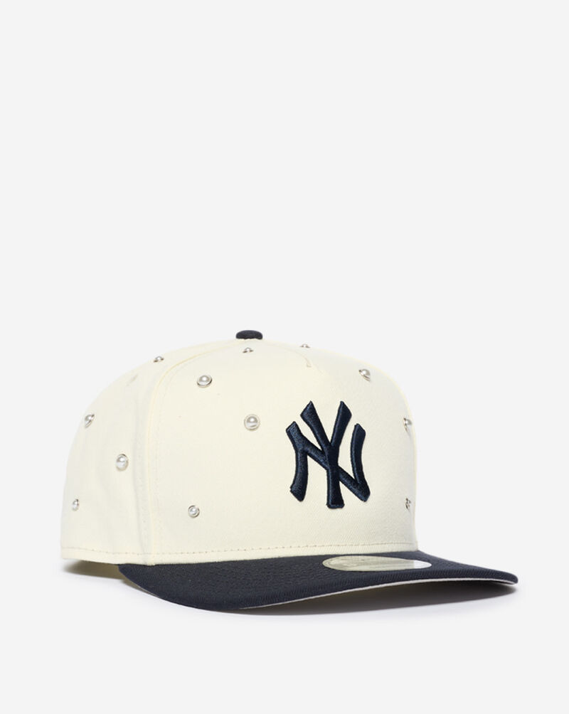 New Era 9Fifty New York Yankees Pearls A-Frame Snapback Hat 60942320 cream 1
