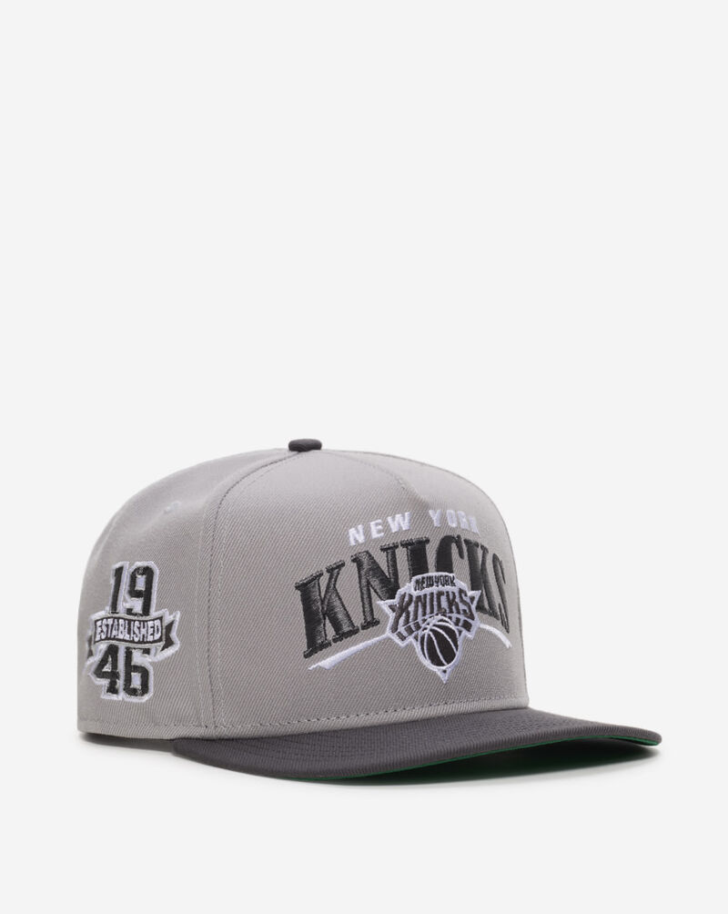 New Era 9Fifty New York Knicks Snapback Hat 70925822 Grey 1