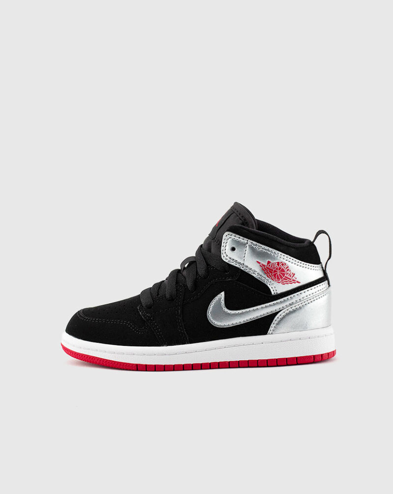 Jordan Preschool Air Jordan 1 Mid 640734-057 Black 1