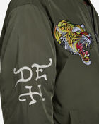 Ed Hardy Skull Bomber Jacket EHM012022-OLV Green 3