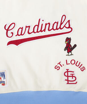 Big Girls' St. Louis Cardinals Retro Classic Rib Fleece Crewneck