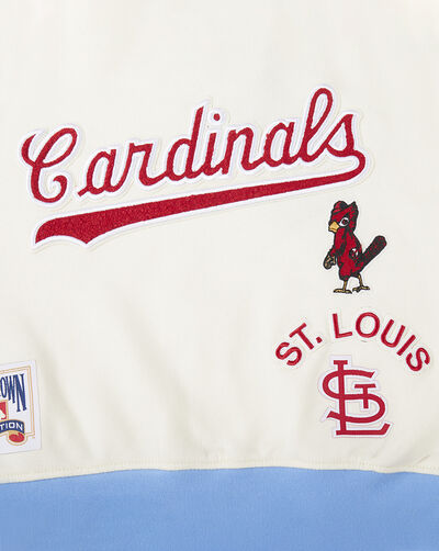 Big Girls' St. Louis Cardinals Retro Classic Rib Fleece Crewneck