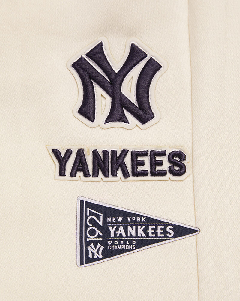 PRO STANDARD New York Yankees Retro Classic Fleece Sweatpant LNYG35767-EMN cream 2