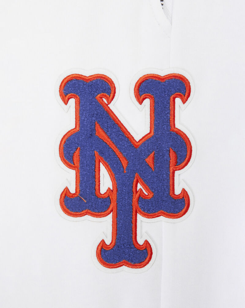 PRO STANDARD New York Mets Classic Chenille Double Knit Jogger  LNM431581-WHT White 2
