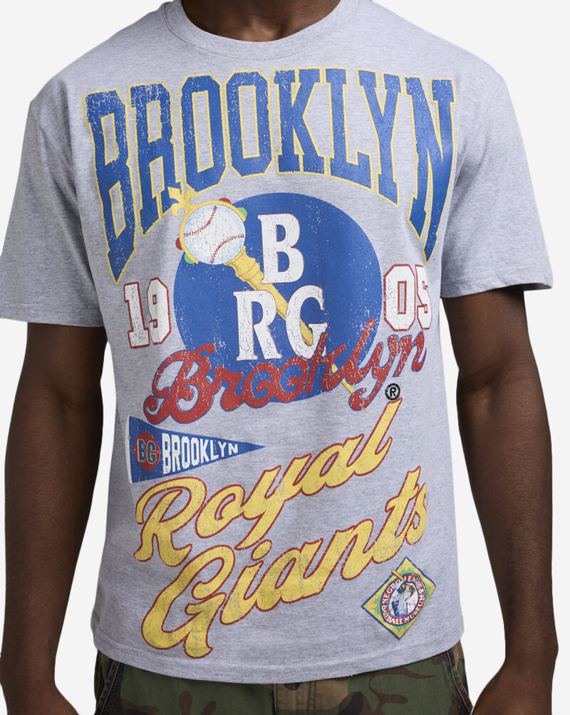 Reason NLB Brooklyn Roy Giants Tee RE5-053-HTRGRY Grey 3