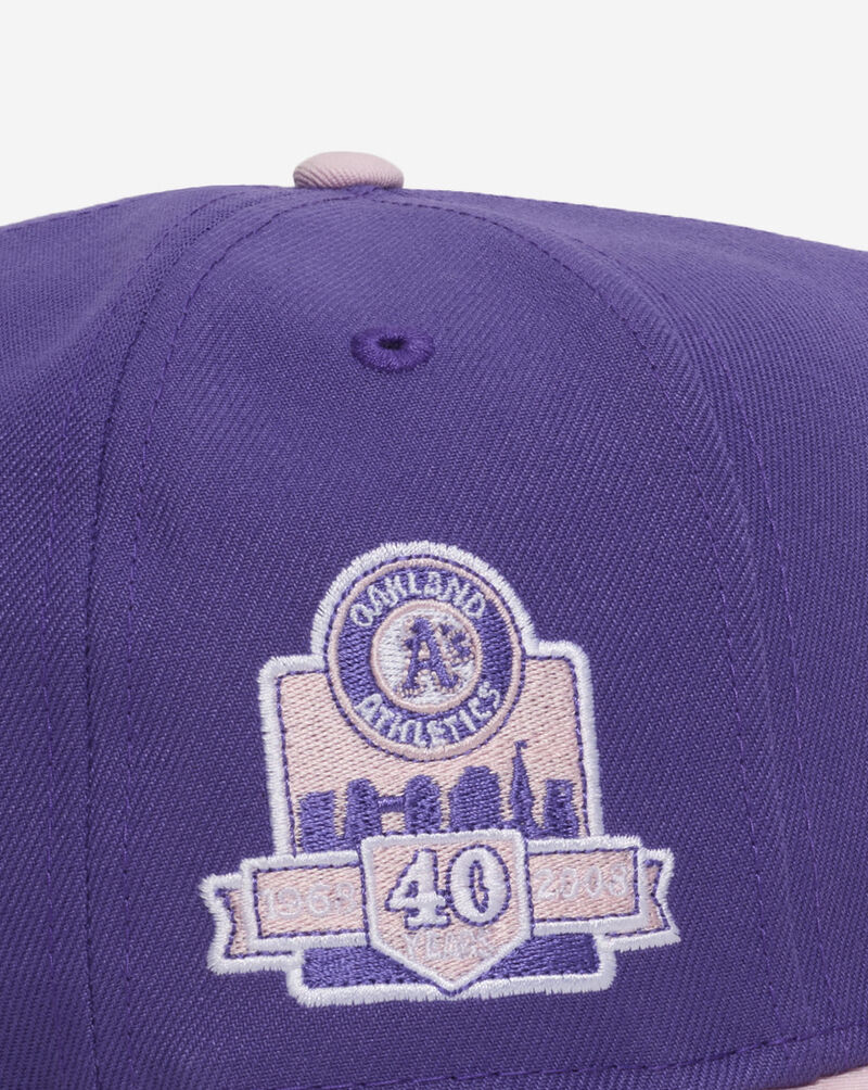New Era 9Fifty Oakland Athletics A-Frame Snapback Hat 71011809 Purple 2