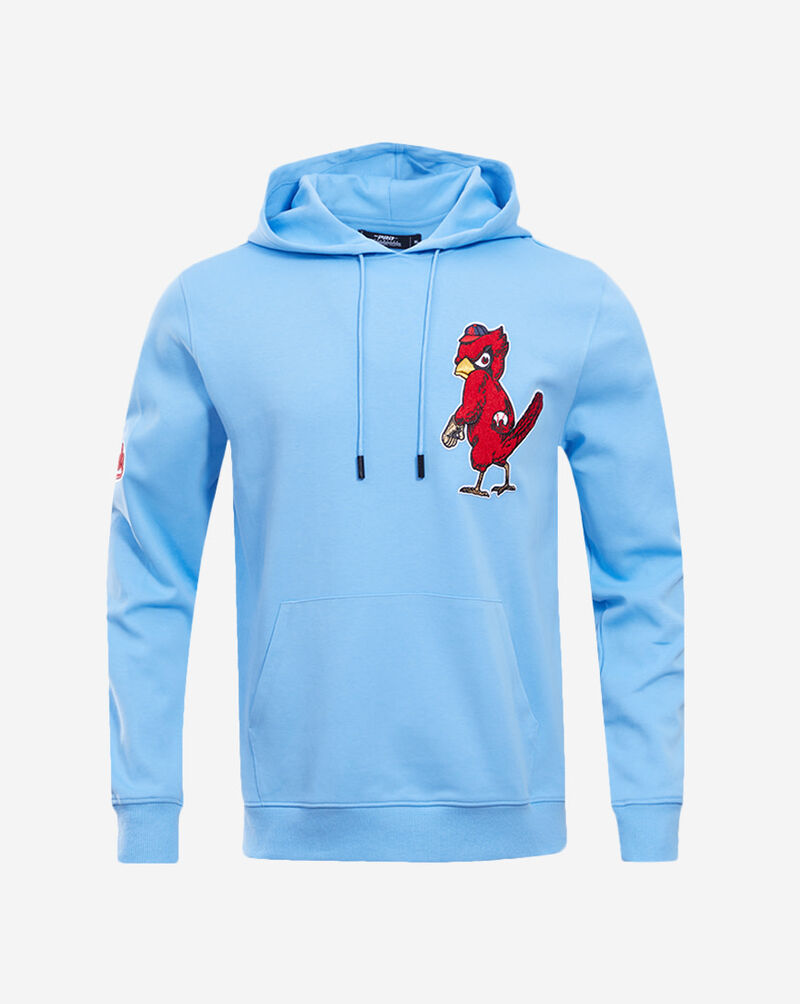PRO STANDARD St. Louis Cardinals Classic Chenille Double Knit Pull Over Hoodie  LSC531625-UNI Blue 1