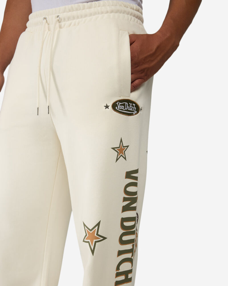 Von Dutch Varsity Terry Pant  4VND3B0676-PRI cream 3