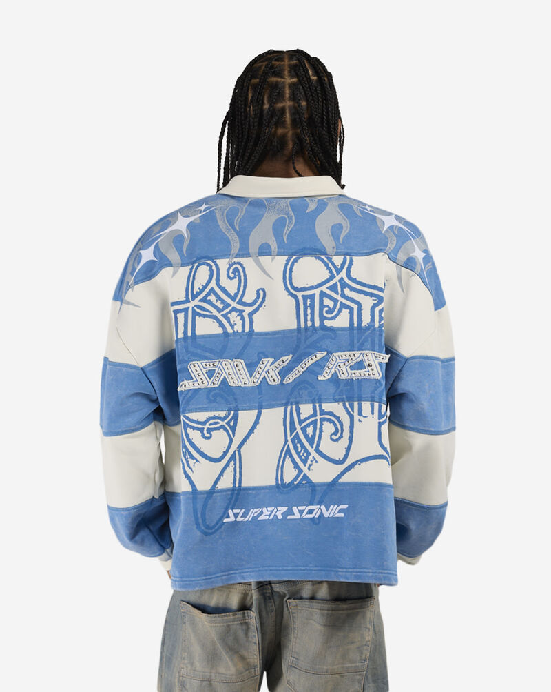 Smoke Rise Super Sonic Rugby T-Shirt FO26S447SN-CAM Purple 2