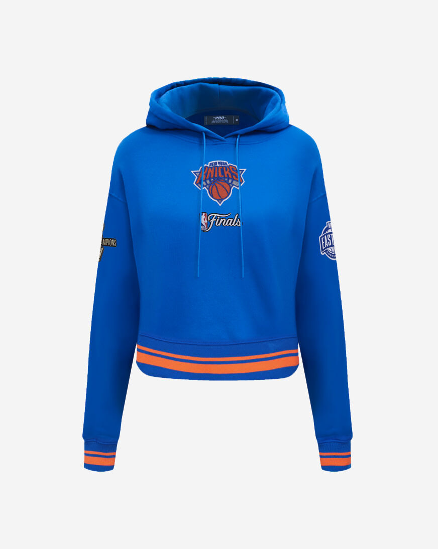 Shop PRO STANDARD New York Knicks Championship Cropped Pullover