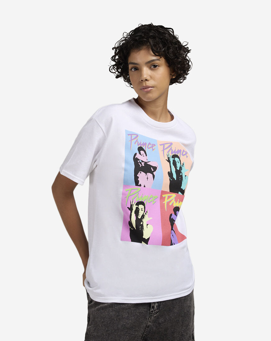 Shop Graphic Tees Prince Pastel Warhol Tee PRN146480 white