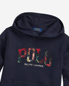Kids' Plaid-Logo Fleece Hoodie