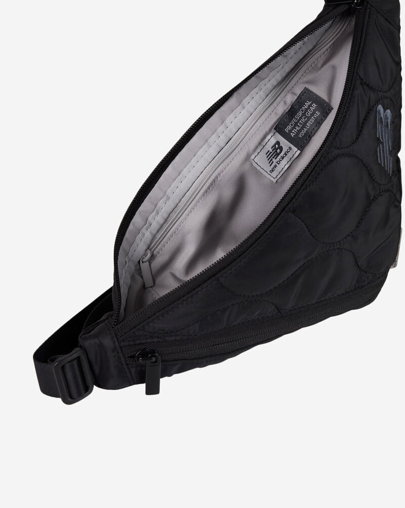 New Balance Quilt Crossbody Bag LAB23175 Black 2