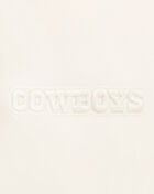 PRO STANDARD Dallas Cowboys Neutral Drop Shoulder Fleece Pullover Hoodie FDC544497-EGG cream 4