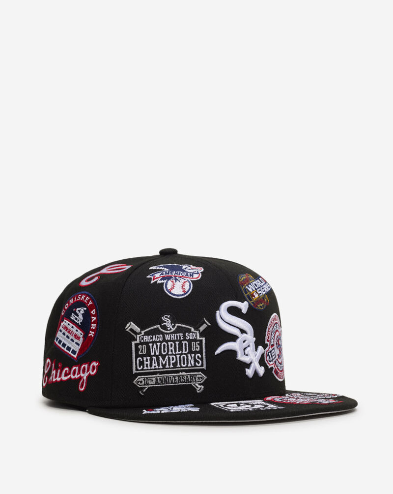New Era 59Fifty Chicago White Sox All Over Fitted Hat 60803359 Black 1