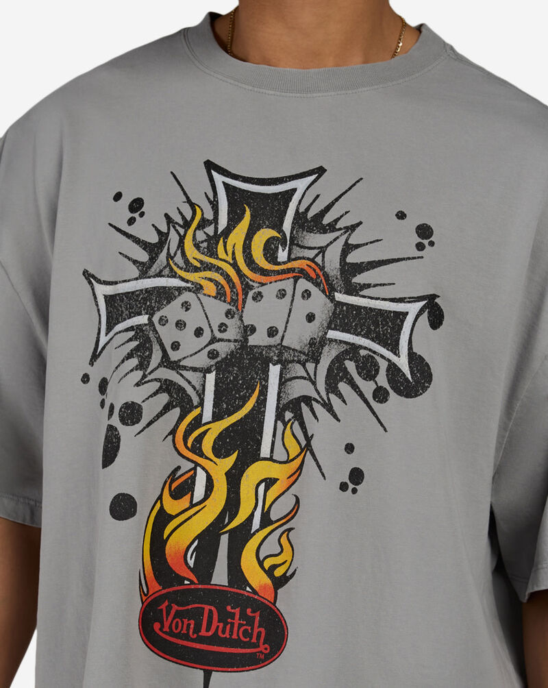 Von Dutch Inferno Lucky Tee VND9E0378SN-GRY Grey 3